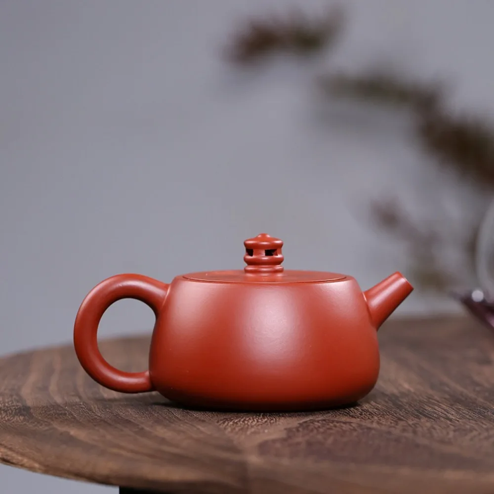 Kung fu tea set 1 teapot]120ml Xishi porcelain tea set ceramic Yixing purple clay pot