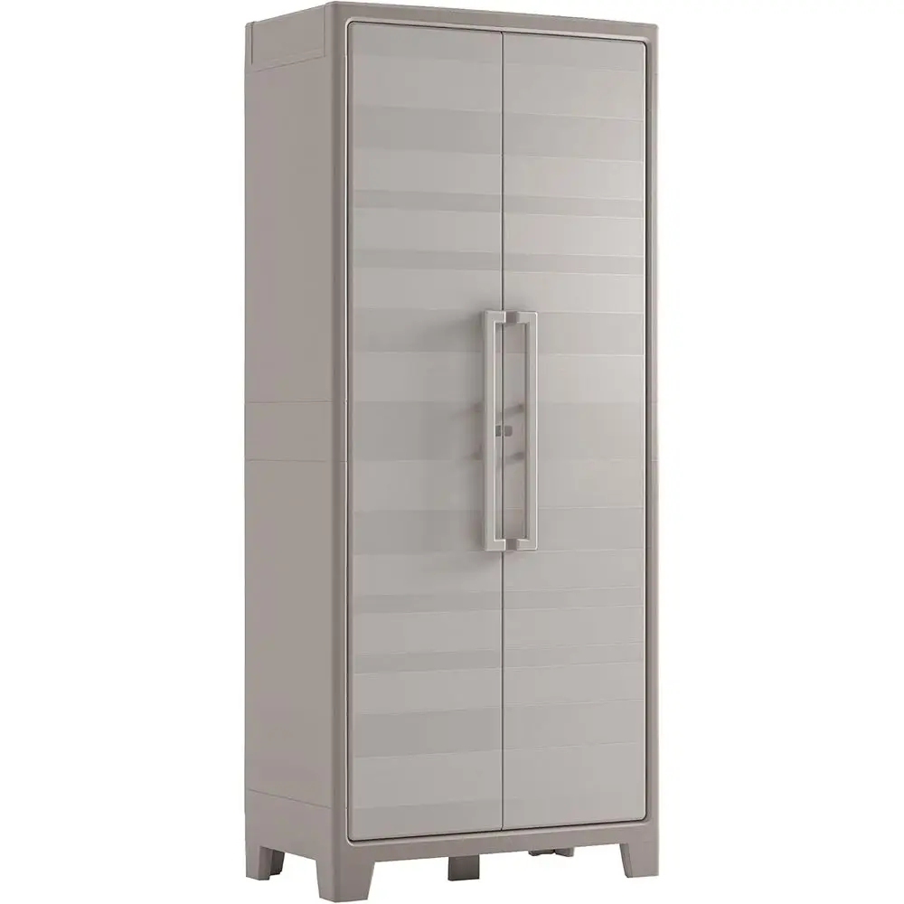 

Gulliver Storage Living Room Cabinet with Hinged Door, Taupe Finish