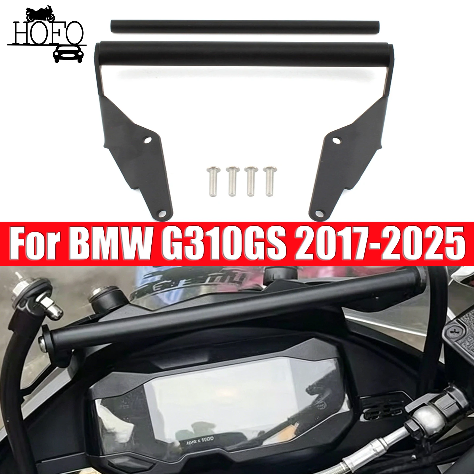 Navigation Holder Mobile Phone Stand GPS Plate Bracket For BMW G310GS 2017-2025  G310R