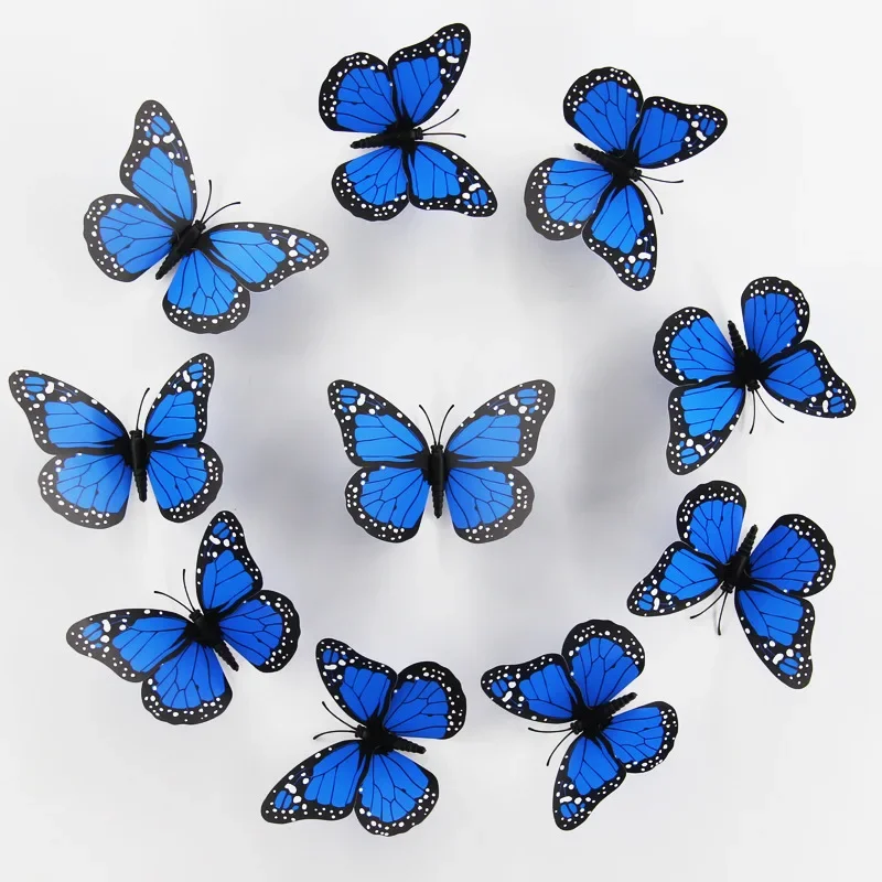 12CM Simulation Butterfly Home Decoration Handicraft Magnetic Refrigerator Stickers