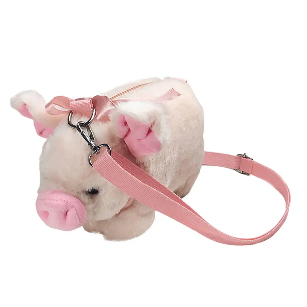 

1Pcs Student Outdoor Messenger Bag Cute Pig Design Single-Shoulder Bag Phone Storage Pouch Portable Girls Crossbody Gift