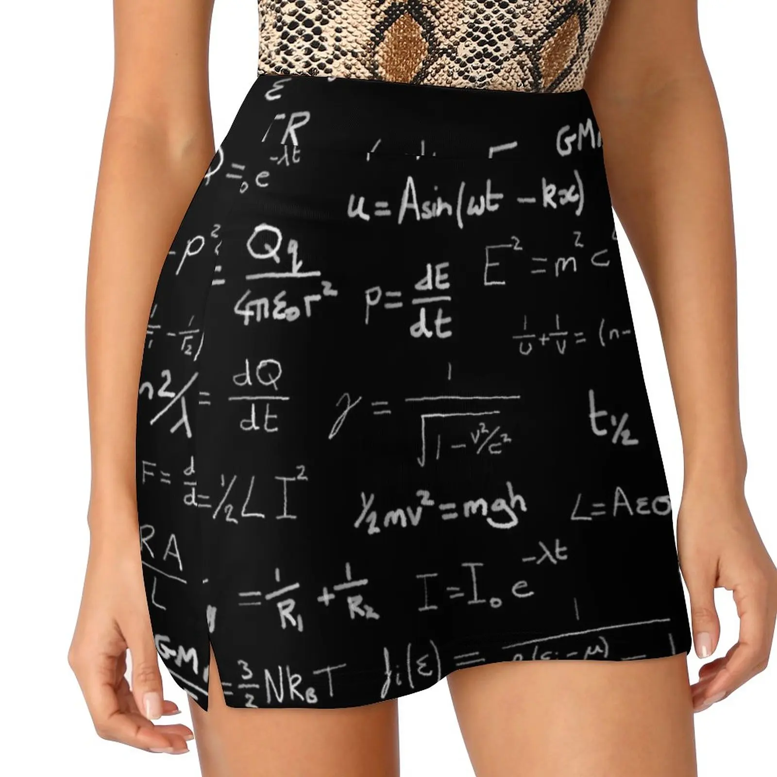 

Physics - handwritten Light Proof Trouser Skirt skirts women summer 2023 Kawaii