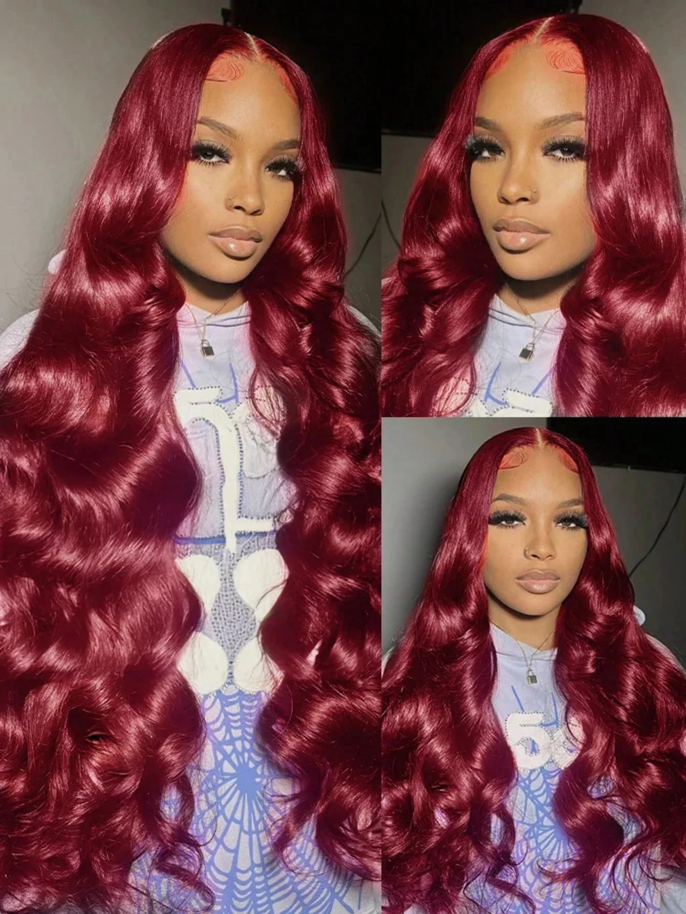 بورجوندي 13x6 HD الدانتيل الجبهة باروكة من شعر طبيعي 210 الكثافة 99J الجسم موجة خصلات الشعر المستعار الإنسان قبل قطعها البرازيلي 13x4 الدانتيل شعر مستعار أمامي