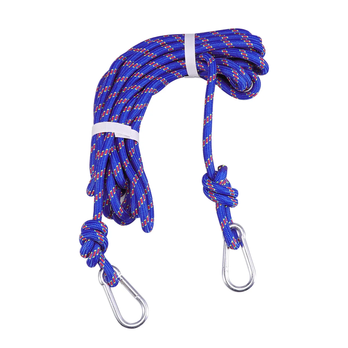 10 متر شجرة تسلق حبال السلامة حبل رابيلينج الحبل المساعد الأزرق دائم خفيفة الوزن عززت البوليستر تسلق الجبال #3