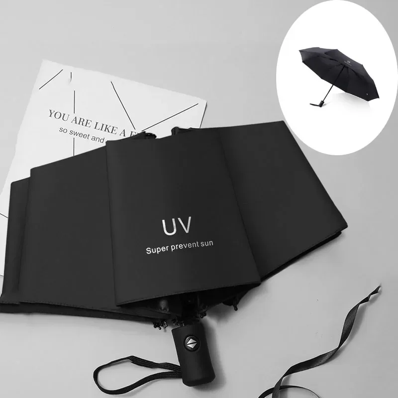 

Anti-UV Rain Sun Umbrella Mini Folding Automatic Umbrella Fashion Portable Windproof Light Women Men Children Parasol Umbrellas