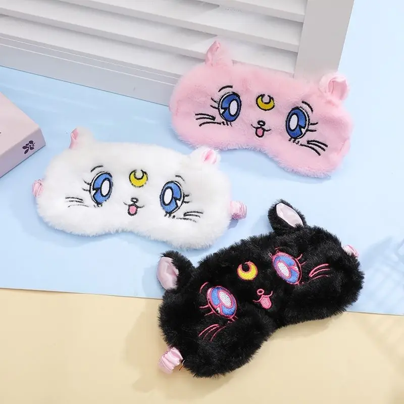 Sailor Moon Luna Artemis Diana Plush Eye Mask Afternoon Nap Sleep Artifactlight Blocking Anime Peripherals Friend Holiday Gift