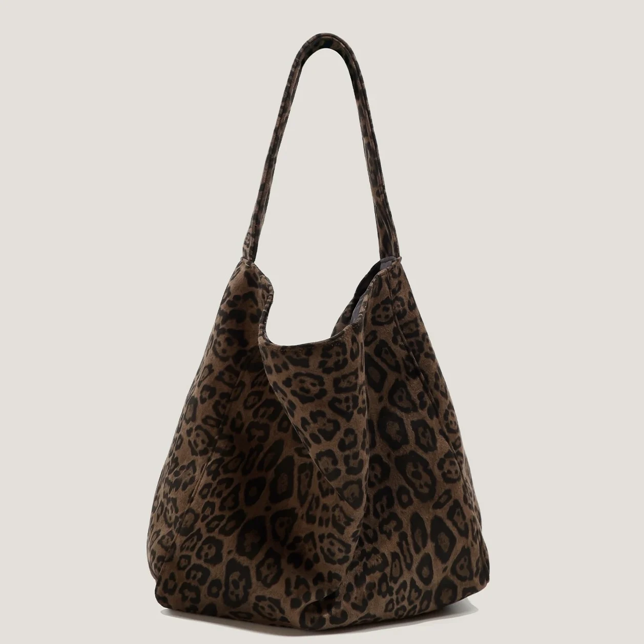 

Сумка-тоут с леопардовым принтом, модная повседневная сумка для покупок большой вместимости, многоразовая экологически чистая сумка 2025 года, модная женская сумка на плечо