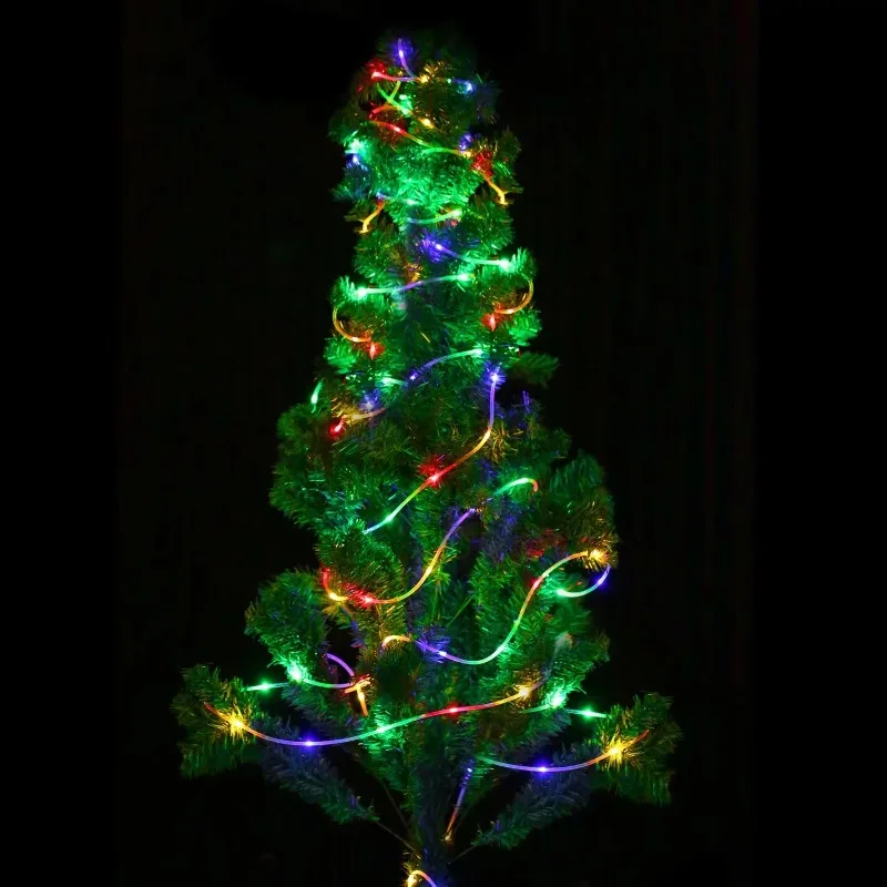 Outdoor Solar Rope Led Light Waterproof Garden Christmas Decoration 32m/22m/12m/7m Xmas Tube String Light Fairy Strip