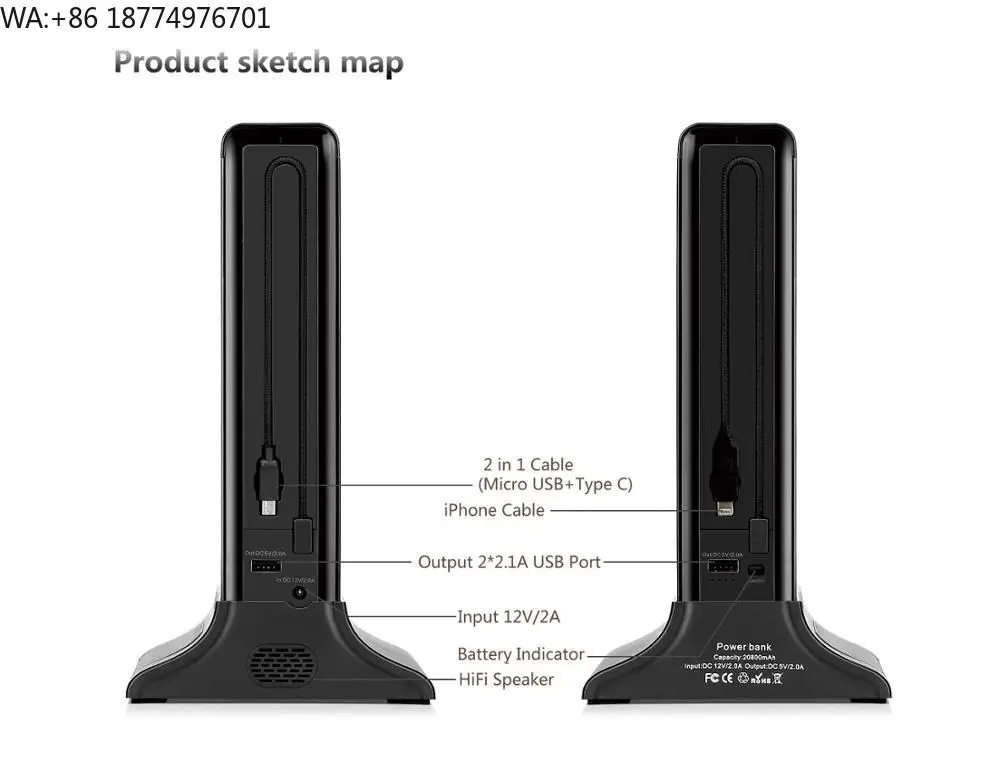 Shenzhen Exclusive Distribution Coffee Shop Digital Table Top Advertising Player Mobile Charging Station