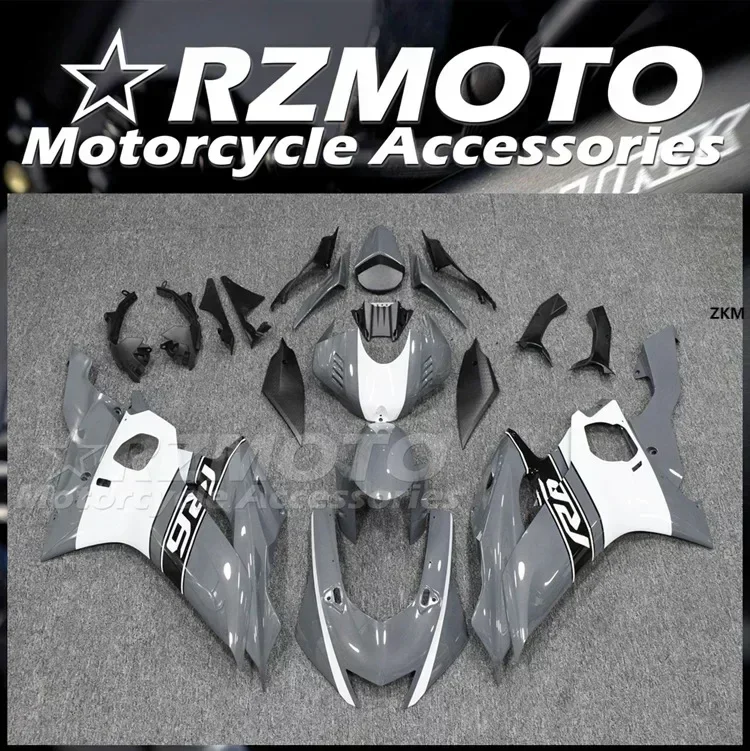 

4Gifts New ABS Motorcycle Fairings Kit Fit For YAMAHA YZF R6 2017 2018 2019 2020 2021 2022 2023 Bodywork Set Custom Gray White