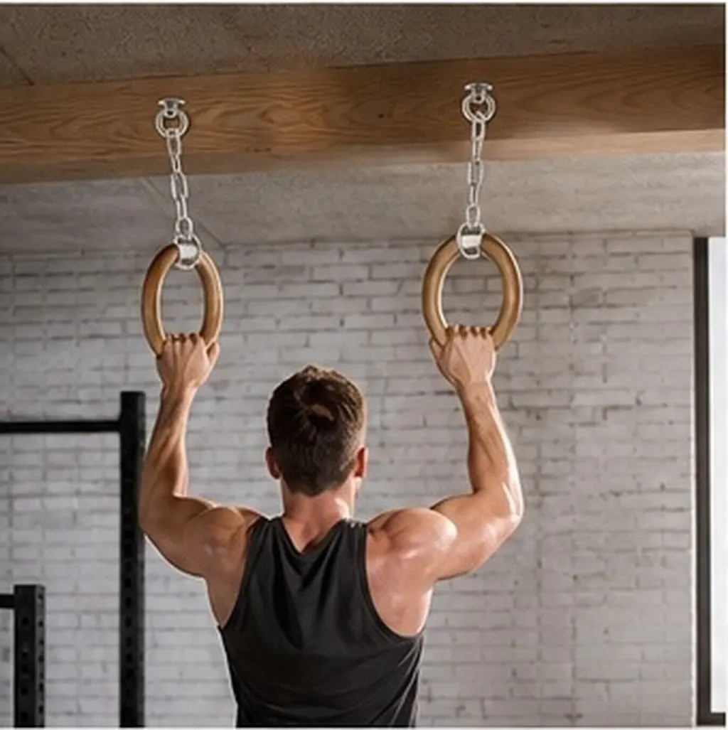 2Pcs Suspension Ceiling Hook M8 Stainless Steel Pad Eye Plate Heavy Duty Hanger for Hammock Swing Gymnastics Rings Yoga Swings