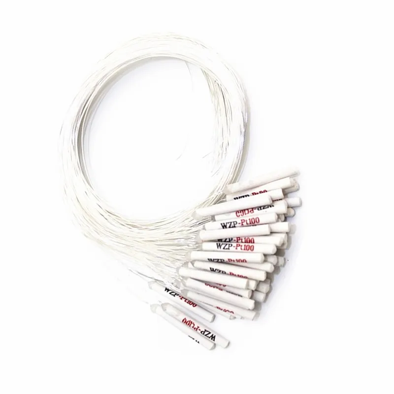 WZP-Pt100 PT100 High Temperature Wire Core, Sensor Probe, Thermal Resistance 500MM 0.5M WIRE