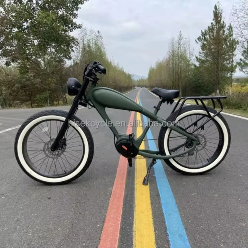 

STLF China Origin Design Retro Style Mid Motor Torque Sensor 48v 750W 20ah NFC UnlockLithium Batte Bikes Electronic Bike Fatbike