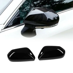 Replacement Rearview Side Mirror Covers Cap for Toyota Camry 2018 2019 2020 2021 Carbon Fiber Gloss Black Car Side Mirror Cover