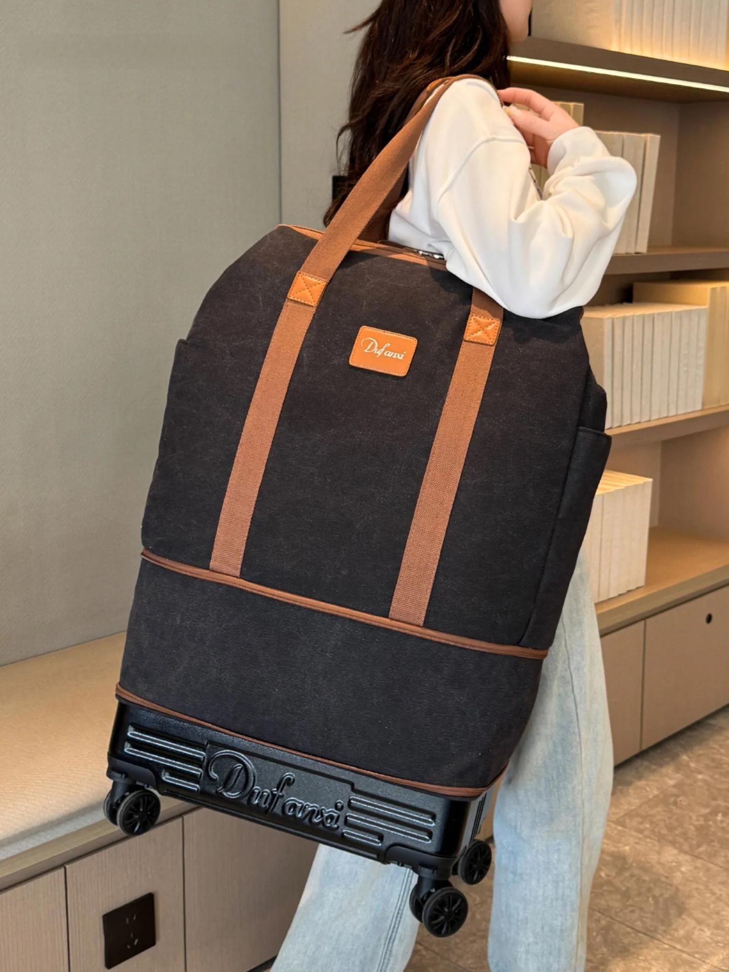 sac-de-voyage-leger-de-grande-capacite-avec-roues-a-roulettes-bapa-pliable-adapte-aux-scenarios-decontractes-pour-les-jeunes