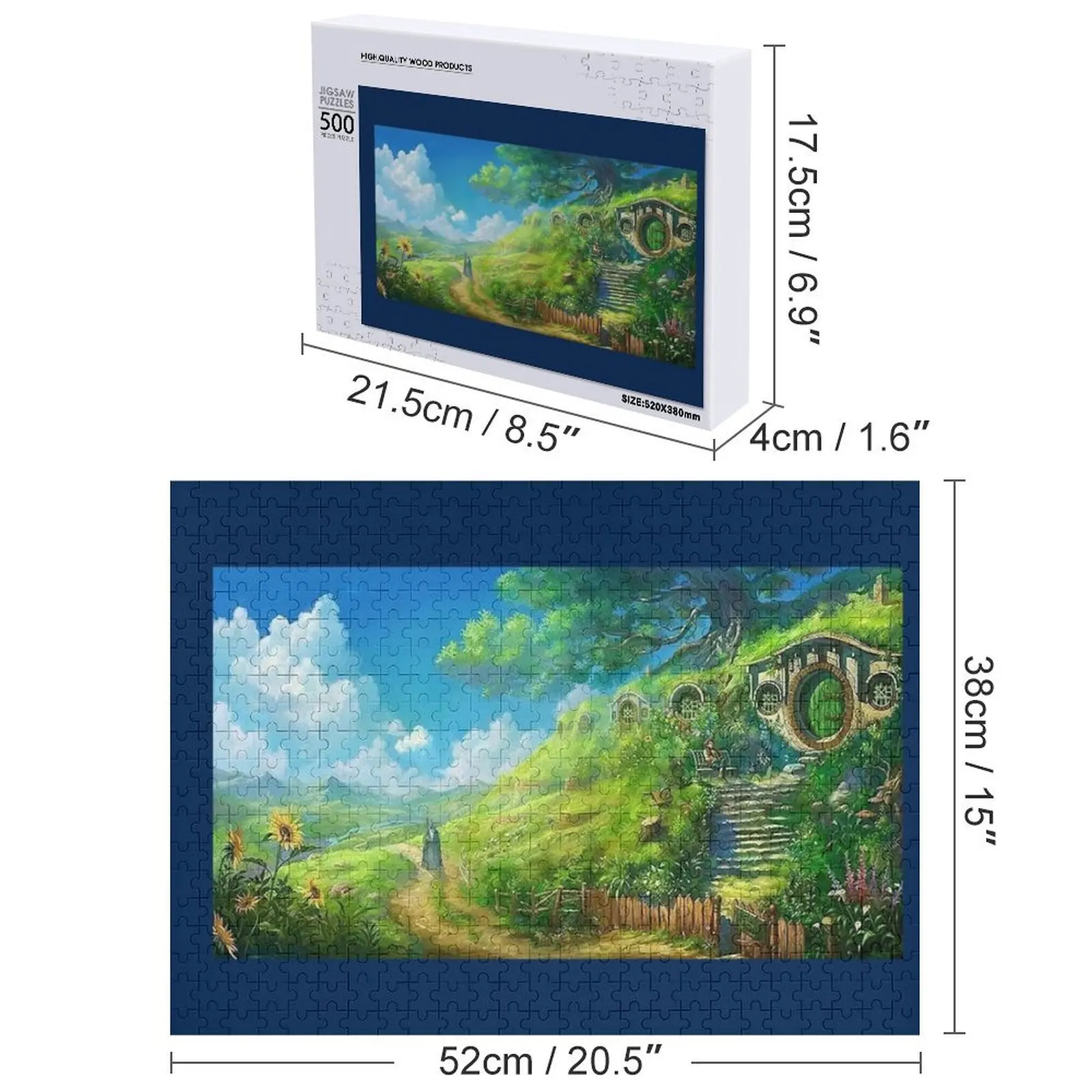 샤이어 직소 퍼즐 맞춤형 맞춤형 선물 사진 퍼즐