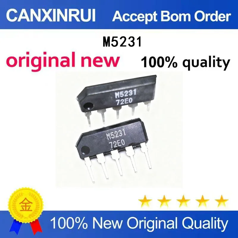 

(5-100 Pieces) Brand new original M5231TL M5231 ZIP5 DIP5 direct insertion spot chip IC