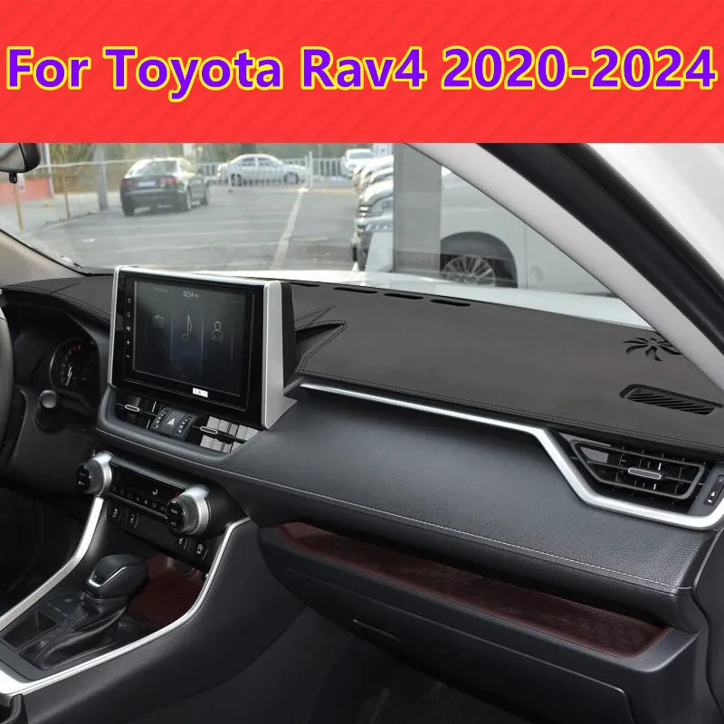 

Для Toyota Rav4 2020-2024 автомобильный кожаный чехол для приборной панели, защитный коврик, новый