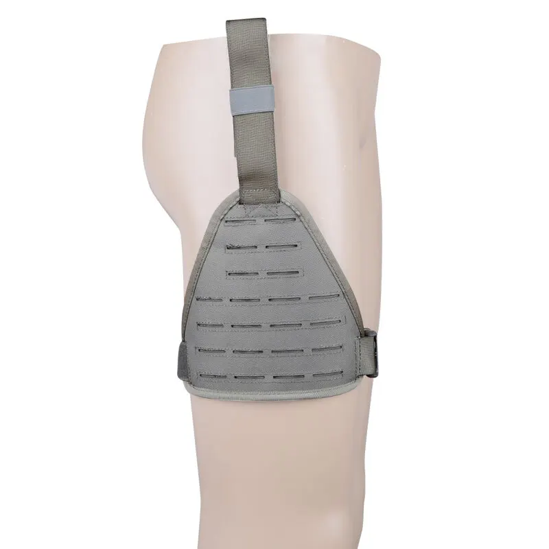 TACTIFANS Laser Cutting Molle Drop Leg Platform Panel High Ride Hook-and-loop Belt Strap Padded Interior Mesh