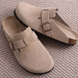 Shevalues Damen-Clogs und Pantoletten aus klassischem Kork für Herren, Slip-on-Strandsandalen mit Fußbett, Outdoor-Streetwear-Schuhe mit Fußgewölbeunterstützung