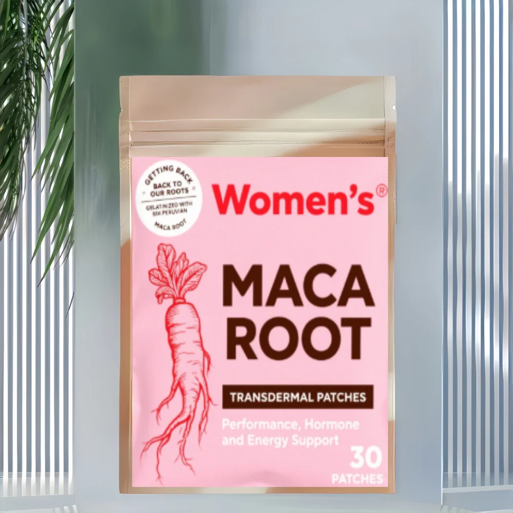 

30 Patches Womens Maca Root Transdermal Patches Support Energy, Hormone Balance, & Menopause