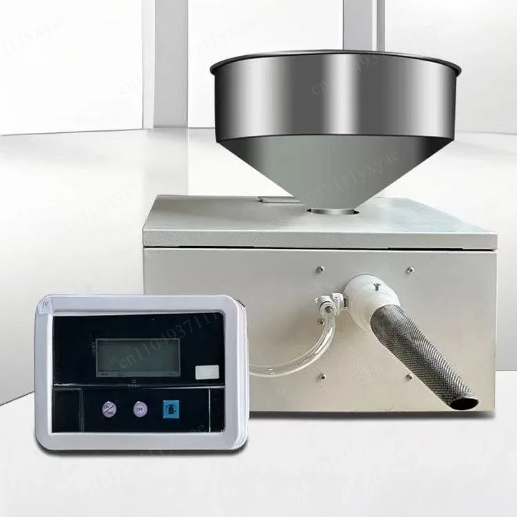 

Full semi-automatic down cotton filling machine, small down jacket quilt, pearl cotton belt scale, accurate weighing of pet