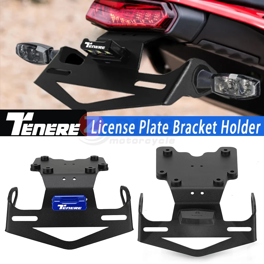 

2026 2025 FOR Yamaha Tenere 700 TENERE 700 WORLD RAID/RALLY T7 Rear Tail Tidy Kit License Plate Holder Bracket 2019 2020 - 2024