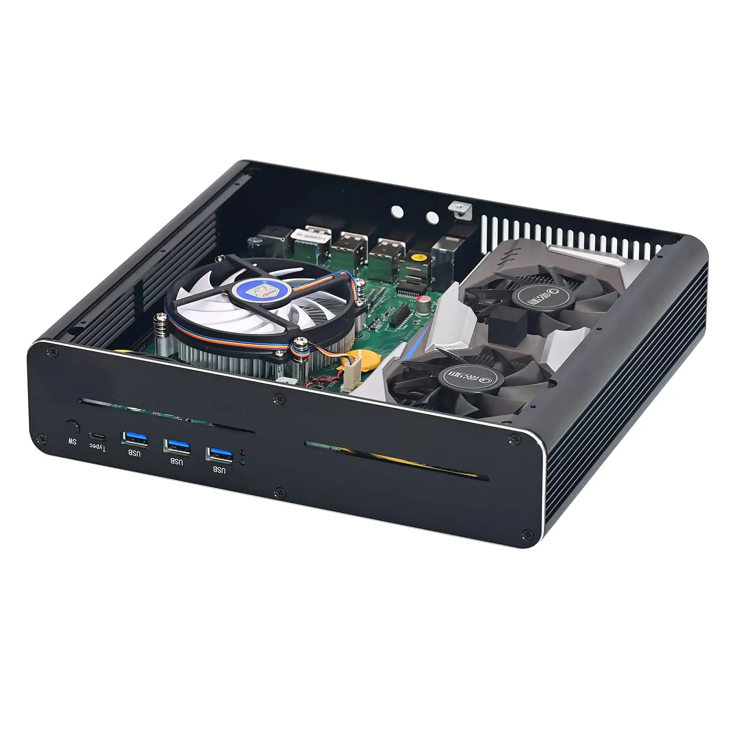 Intel Enthusiast Gaming Mini PC with i7 13700H i9 11900H NVIDIA RTX 4060 8G/3060 12G 1*Type-C 2*HDMI 2.0 2*DP1.4 5*Display 2*Lan