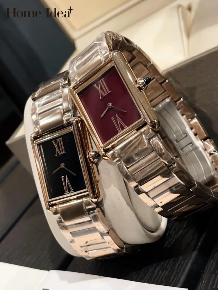 High Quality Fashion Luxury Office Ladies Designer Quartz Watch Stainless Steel Elegant Women Exquisite Wristwatch Accessories