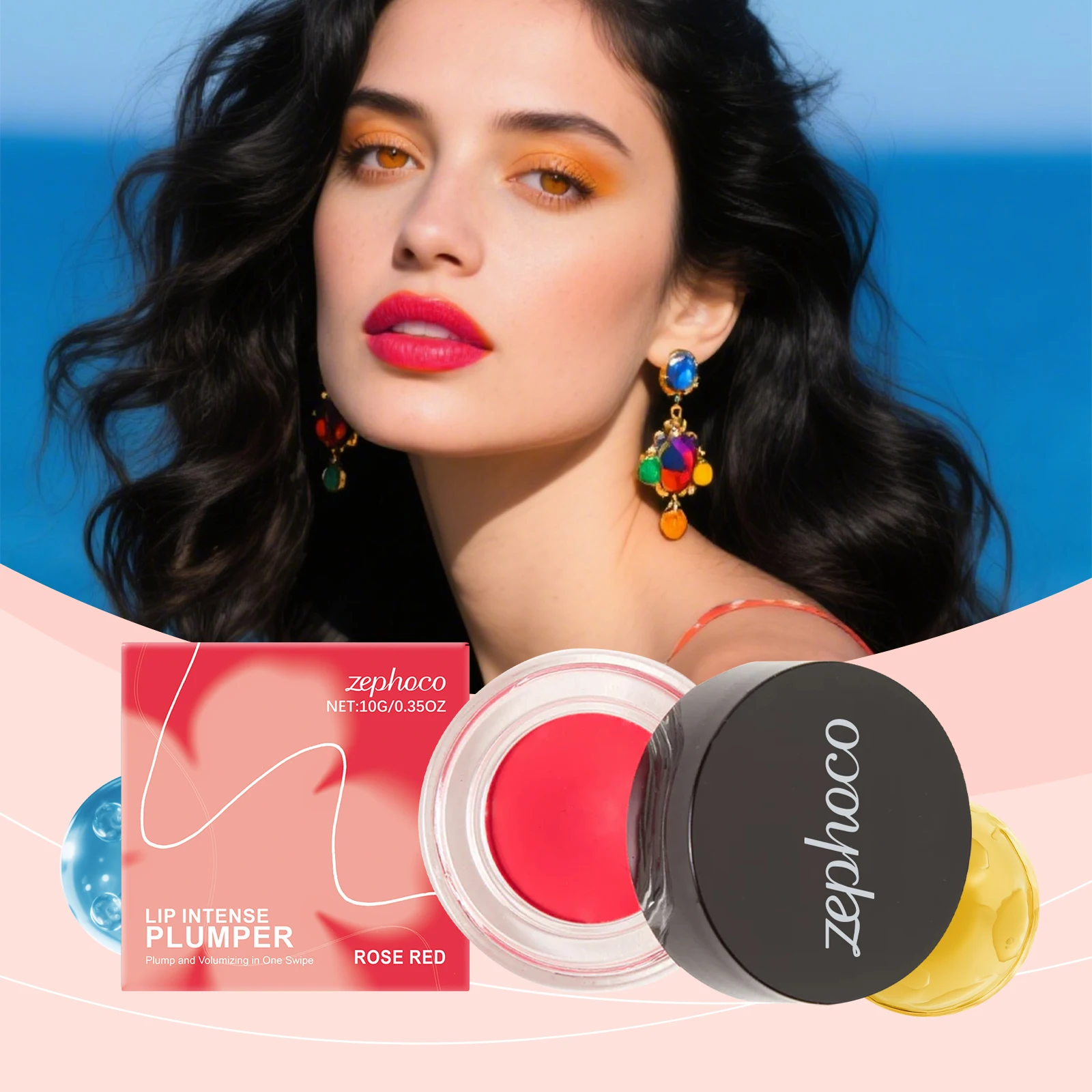 

Fuchsia Lip Moisturizing Balm, Hydrating Nourishing, Gentle & Smooth Lip Skin, Lip Care for Long-lasting Moisture Daily Use