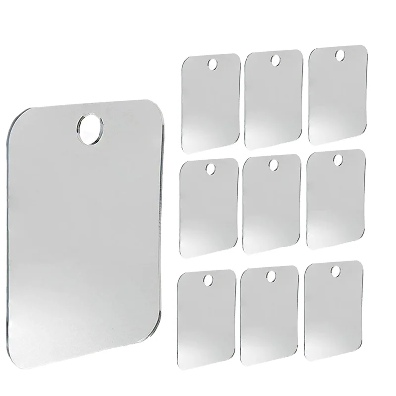 Acrylic Anti Fog Mirror Fogless Mirror Washroom Travel Accessories For Women Makeup Man Shaving-A70Z