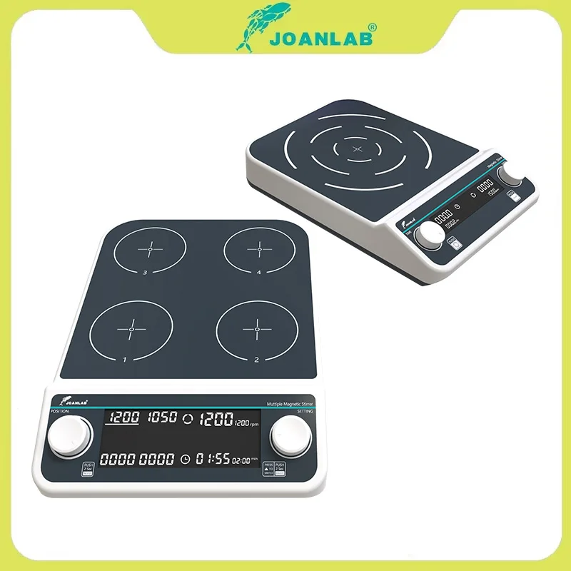 

Four-station Six-Position Multiple Magnetic Stirrer Hot Plate Digital Display Laboratory Stirrer Magnetic Mixer Heating