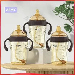Newborn baby bottle/wide mouth break bottle/nano nipple/drinking nipple/duck nipple/learning drinking cup/big baby bottle
