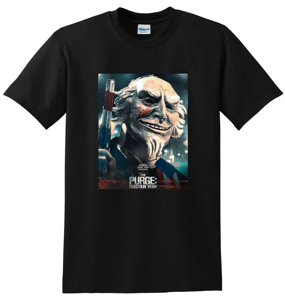 THE PURGE ELECTION YEAR T SHIRT bluray cover poster tee SMALL MEDIUM LARGE XL High Quality 100%Cotton Short Sleeve