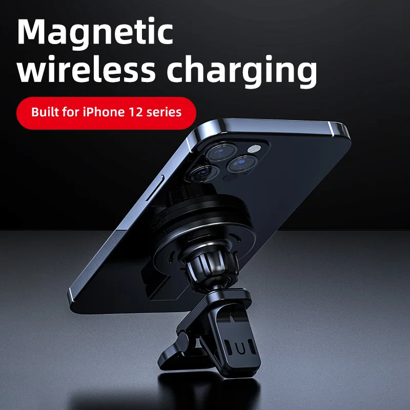 15W for Magsafe Car Wireless Charger for IPhone12promax 13 XS 8P Dashboard Windshield Suction Cup Magnetic Fast Charging Bracket