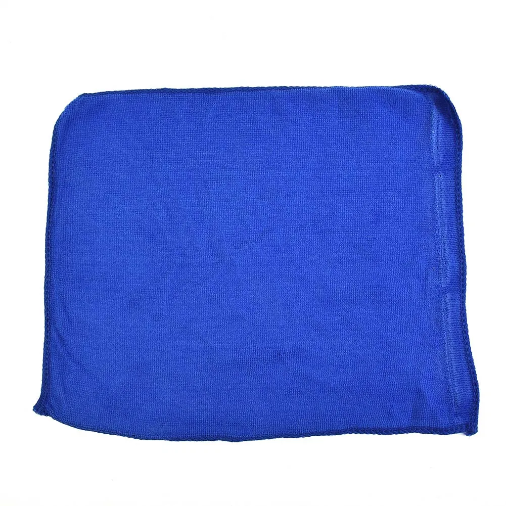 1pc Microfiber Blue Car Cleaning Towel Motorcycle Automobile Glass Washing Towel Cloth Car Cleaning Accessories 30*30CM