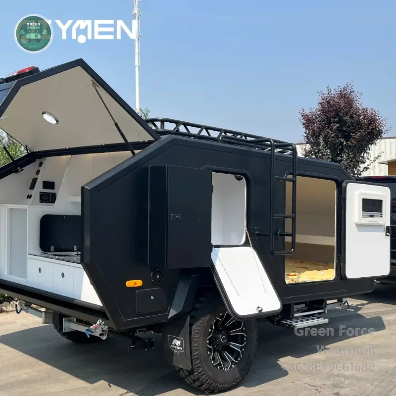 Advantage Overland Camper Trailer - 4-Person Solar-Ready RV with Stainless Steel Kitchen, Independent Suspension & IPX4