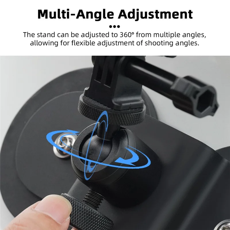 A003 Magneet Camerahouder Autohouder met magneten en 360° °   Rotatiebalhoofd voor Gopro Action 5 Pro Pocket 3