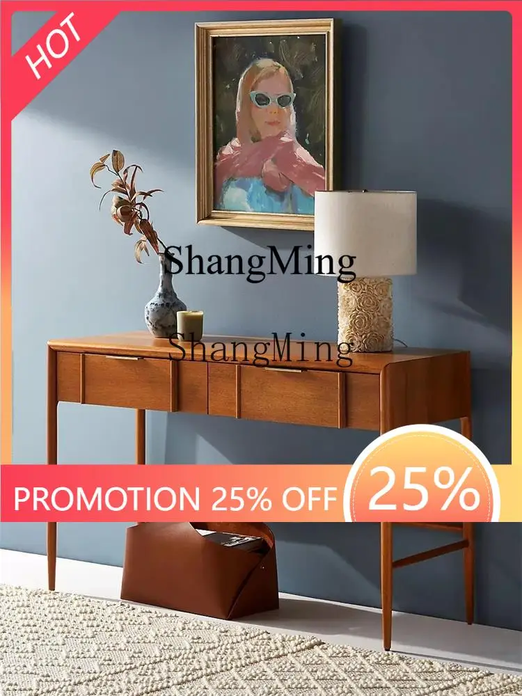 CL mesa de madeira moderna e simples cômoda criativa mesa de armazenamento de computador doméstico