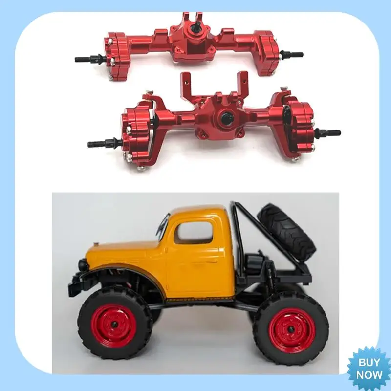 

A47Z RC Car Metal Complete Front Rear Axle Kit For FMS 1/24 FCX24 Xiaoqi Crusher K5 RC Accessories