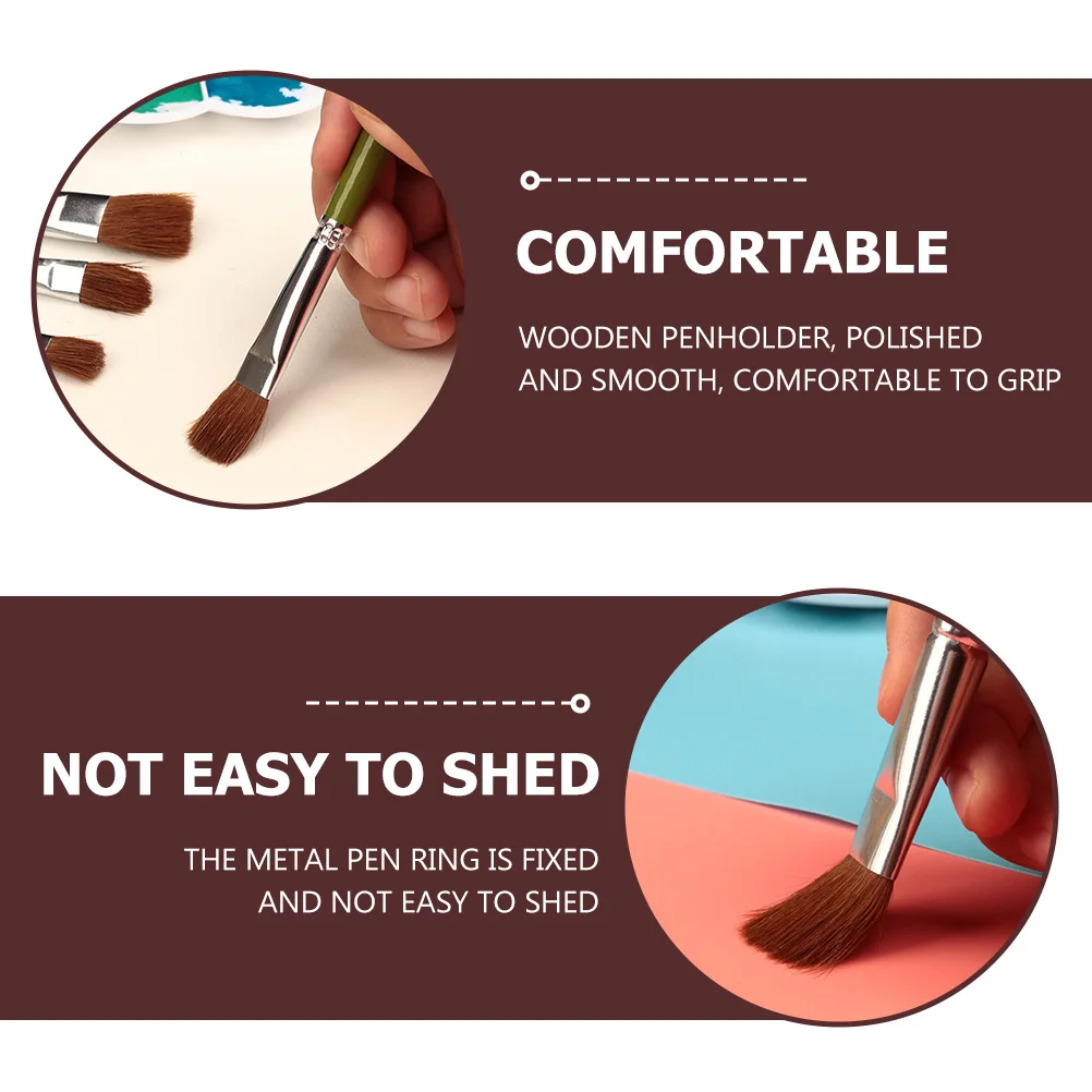 

12pcs Paint Brush Set For Watercolor Acrylic Oil Painting Multi-Function Art Brushes Kids Students Creative Drawing Kit