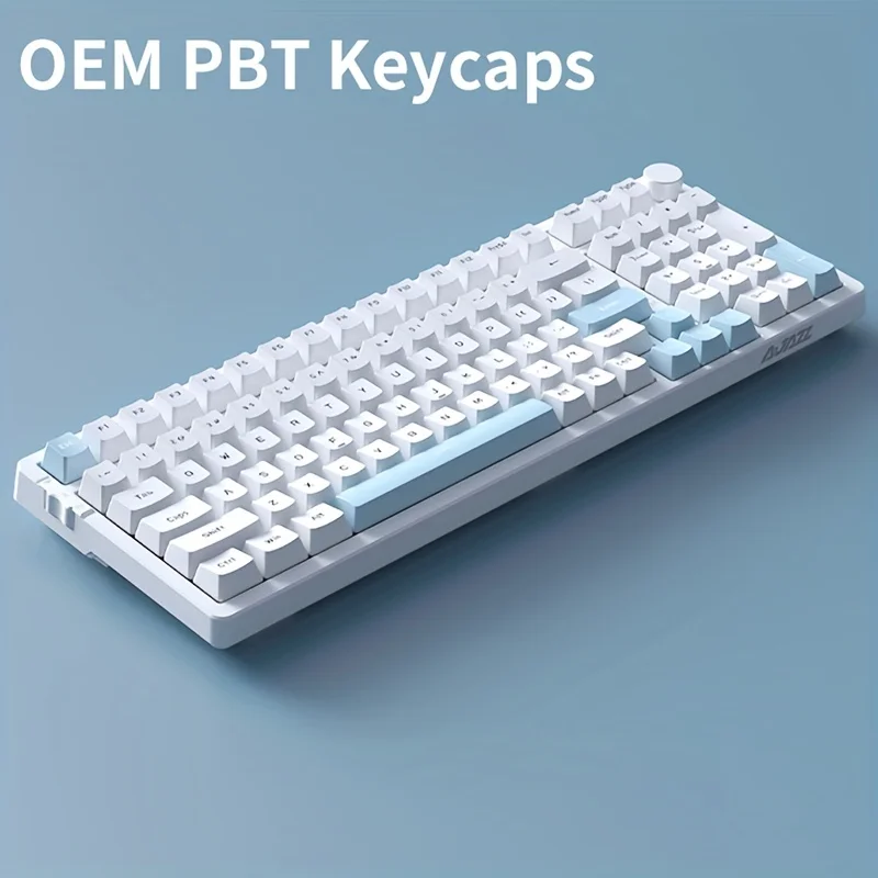 AJAZZ AK992 91-Key-Wireless Hot-Swappable Mechanical Keyboard PBT