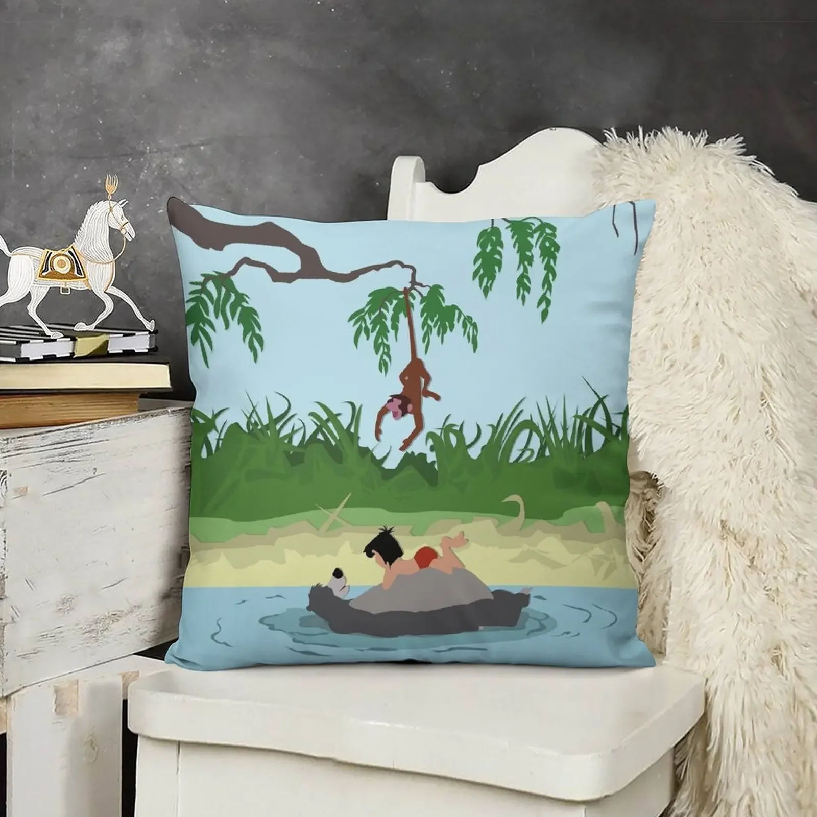 

JUNGLE BOOK Throw Pillow Decorative pillowcase Pillow Case Christmas Sofa Cushions Covers pillow