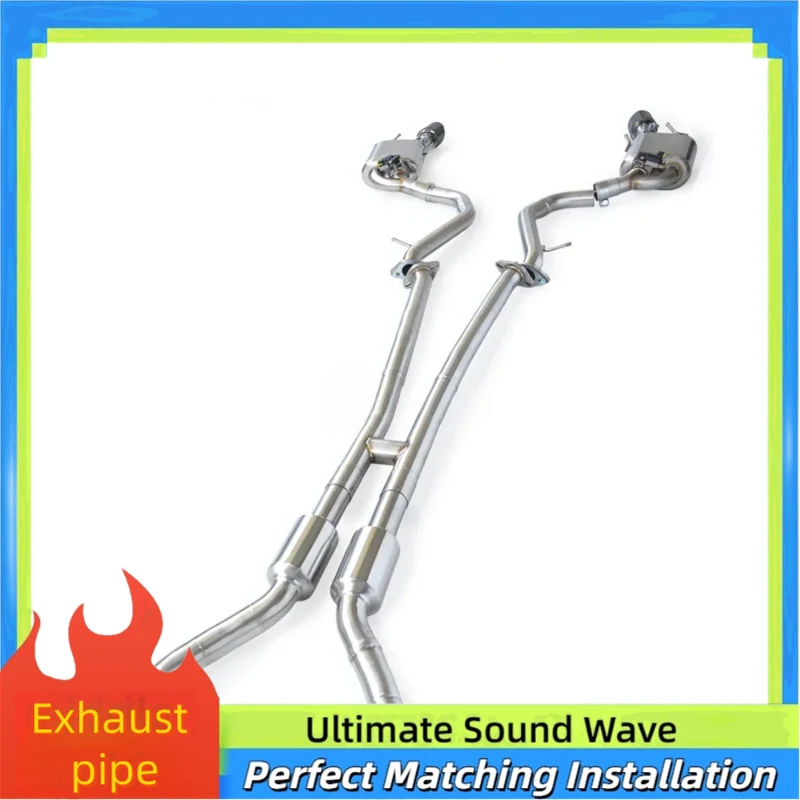 

Высокопроизводительная выхлопная система Catback из нержавеющей стали с глушителем для LEXUS GS460 LS460 4.6L 2006-2011, гоночный звук