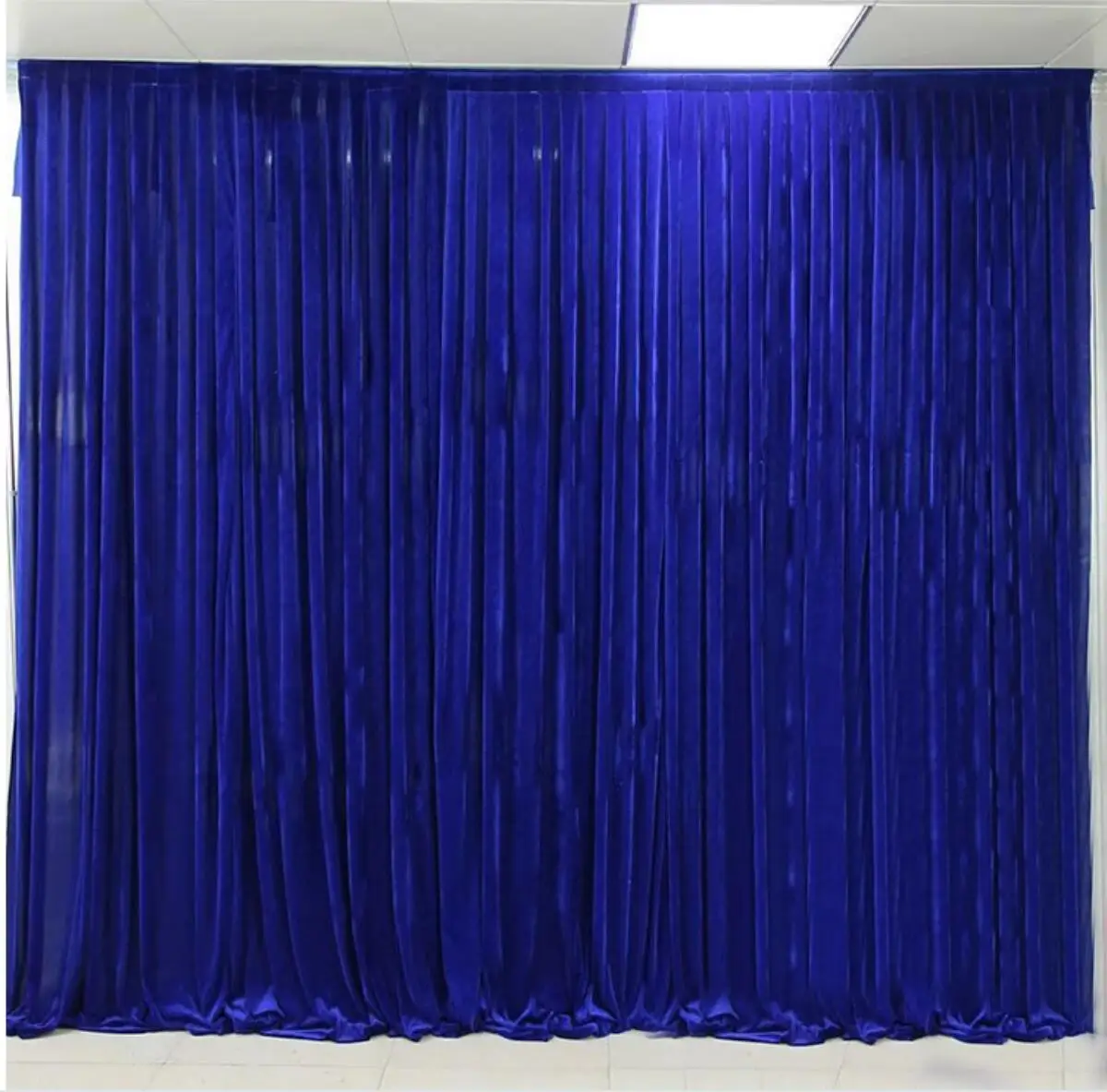 10x20FT Tende per sfondo blu royal senza pieghe per feste Tende per fondale fotografico in velluto spesso per la decorazione di matrimoni