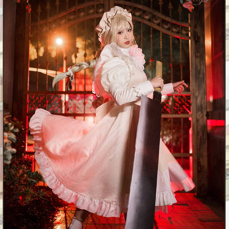 Costume de femme de chambre Anime, robe Lolita, chaud, Hataraku Saibou Cells at Work Macrophages Cell Cosplay fur s Set pour femmes et filles, Halloween