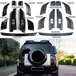 For Land Rover Defender 90 110 2020 Car Body Protector Front Rear Bumper Side Scratch Guard Protection Board Guard Strip