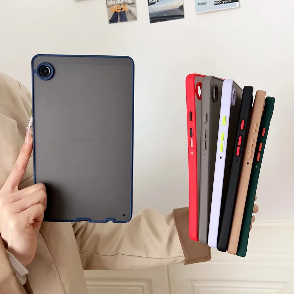 

Case For Samsung Galaxy Tab A11 8.7 inch X133 X135 S10 Lite S9 FE S8 S7 A9 Plus A7 S6 Lite A8 Transparent Protective Cover