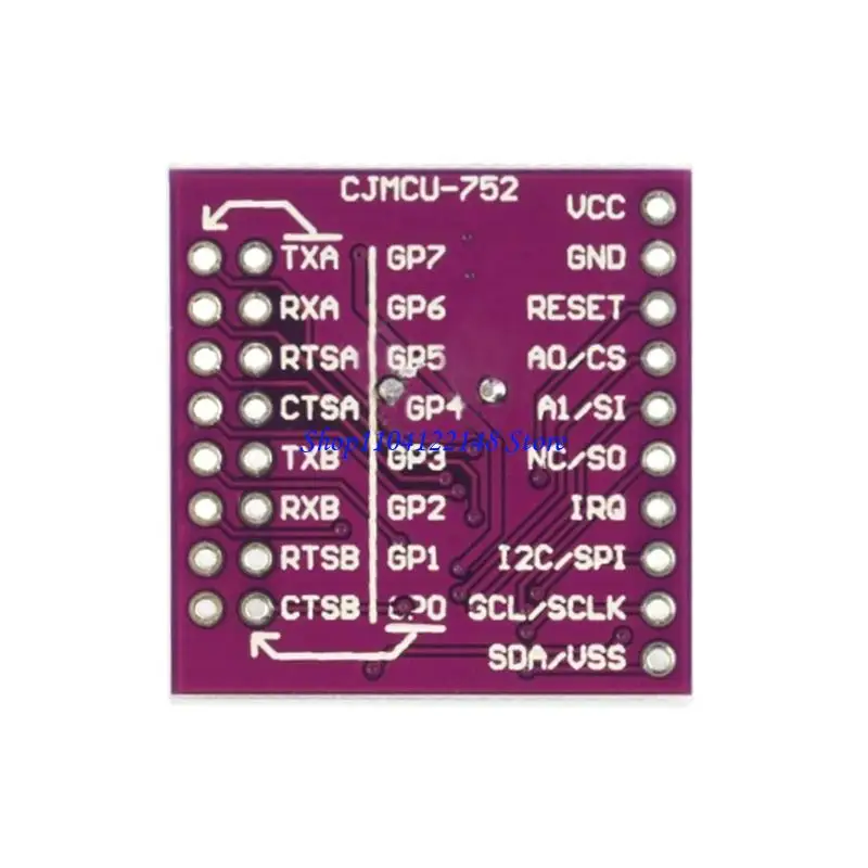 P9FA SC16IS752 PCBs UART To I2C SPI Bridge Module For Sensors Data Transmission And Control