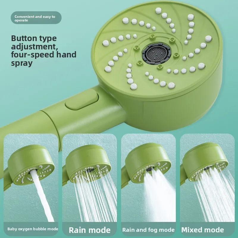 Water Column WaterOutlet Four-speed Filter Nozzle ShowerHead Bath Shower Handheld Faucet Shower Head ShowerAccessories